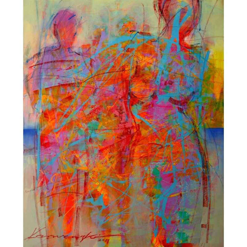 THE THREE GRACES - 100X80cm