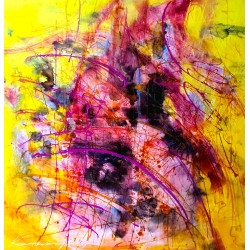 Red Figure - 100x100cm