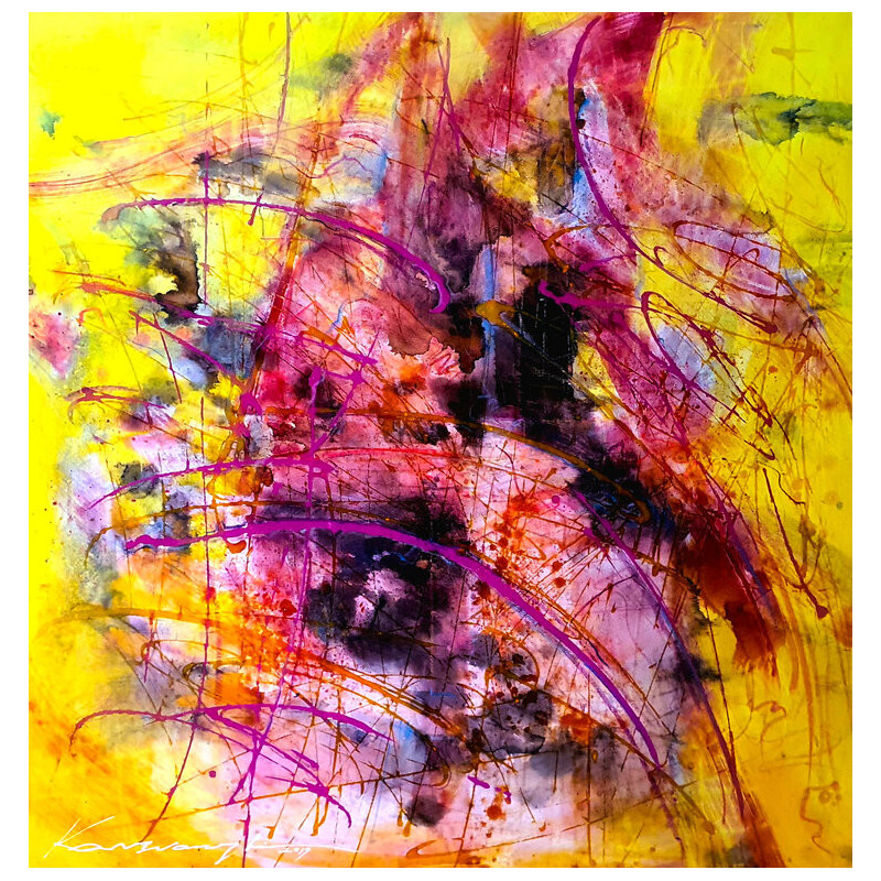 Red Figure - 100x100cm