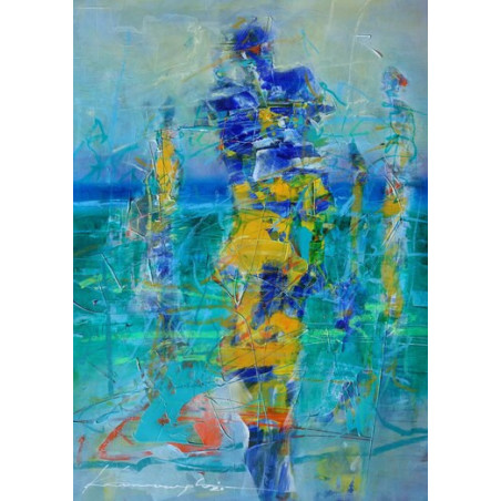 On the Beach Antoni Karwowski paintings