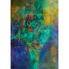 Green figure – 100x80 Antoni Karwowski Art